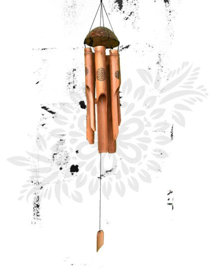 Balinese Wind Chime With Mandala Motif