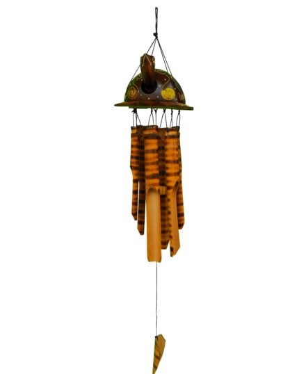 Balinese Handicraft Wind Chimes With Turtle
