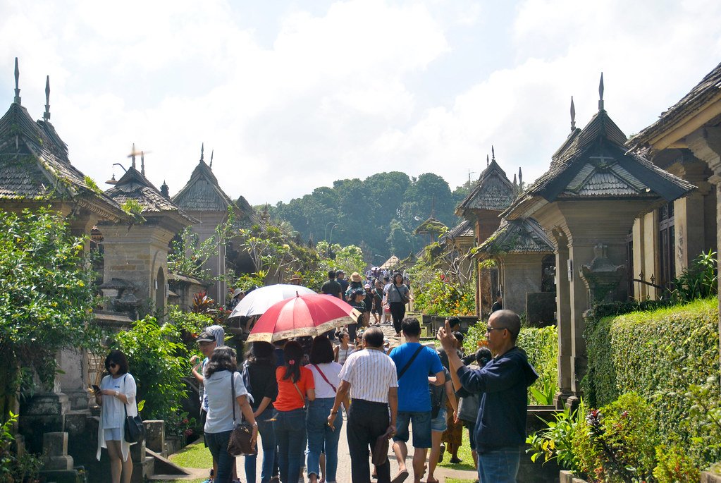 Traditional village in Bangli, Bali