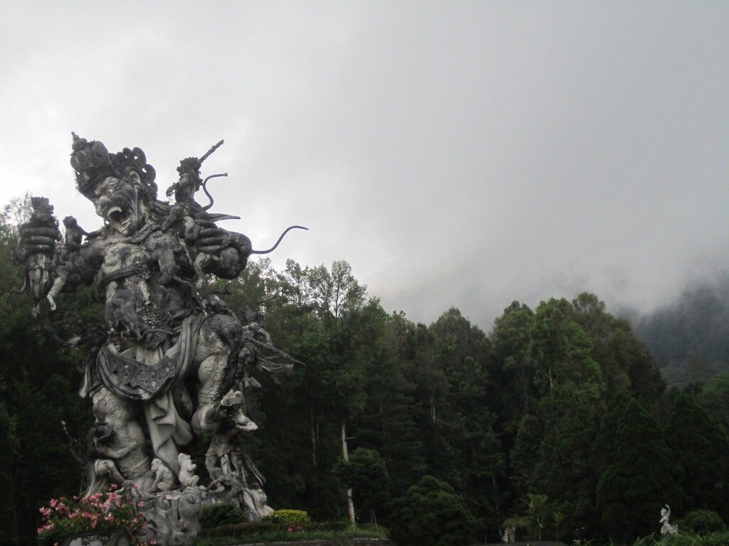 Statue at Bali Botanical Gardens