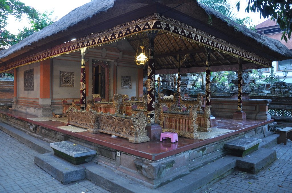 Traditional Balinese pavilion