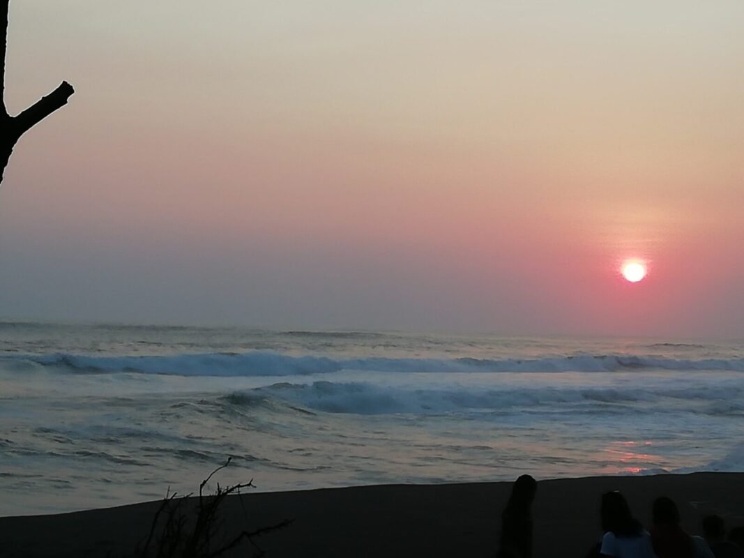 Sunset at Goa Cemara Beach