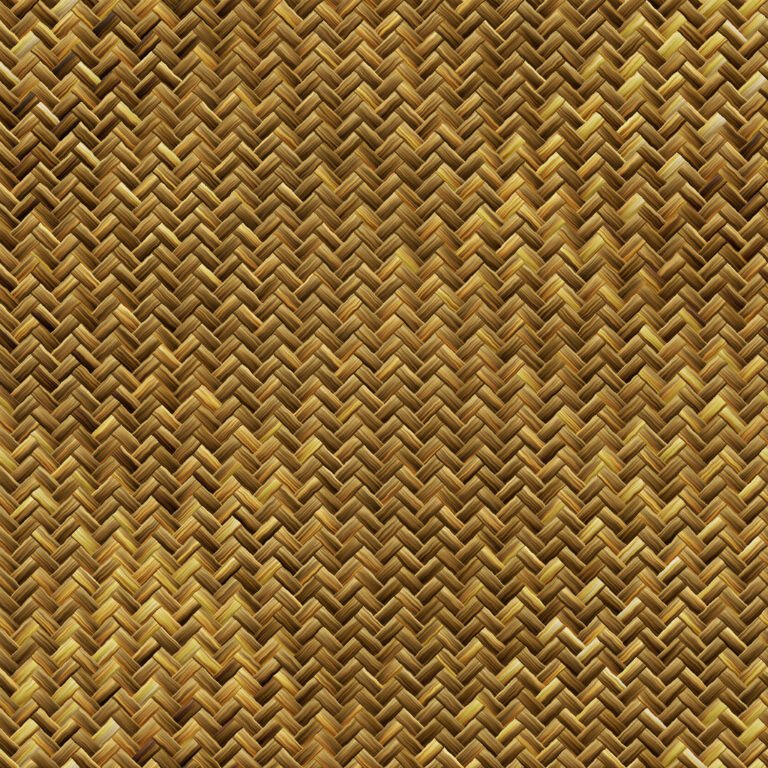 Handwoven rattan pattern