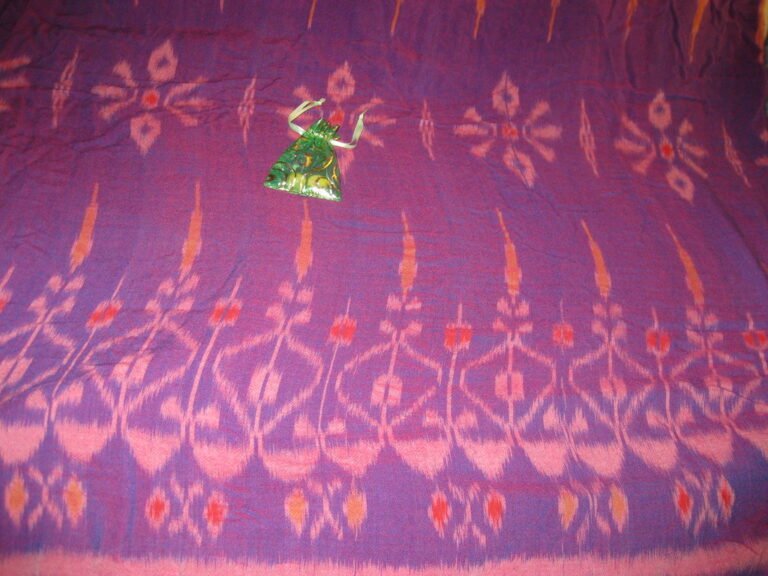 Traditional patterned Indonesian fabric