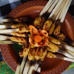 Sate Lilit, a Balinese speciality, Indonesia